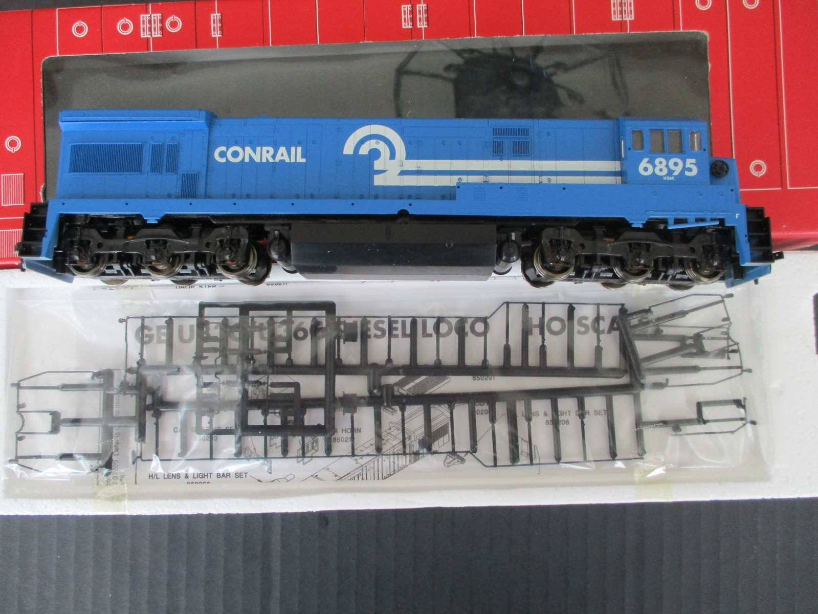 Atlas Conrail U36C#6895 HO Scale MIB #8512 Mint in Box Vintage