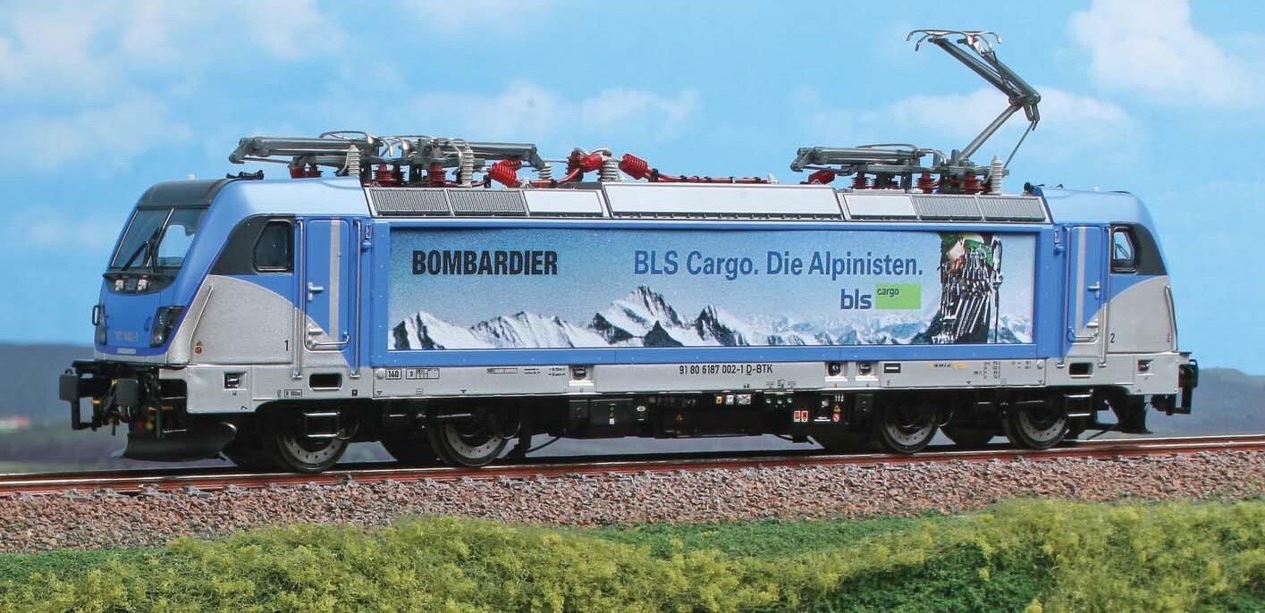 Acme 65461 – Locomotive Preserie 187 002,BLS New Scale H0 AC Digital