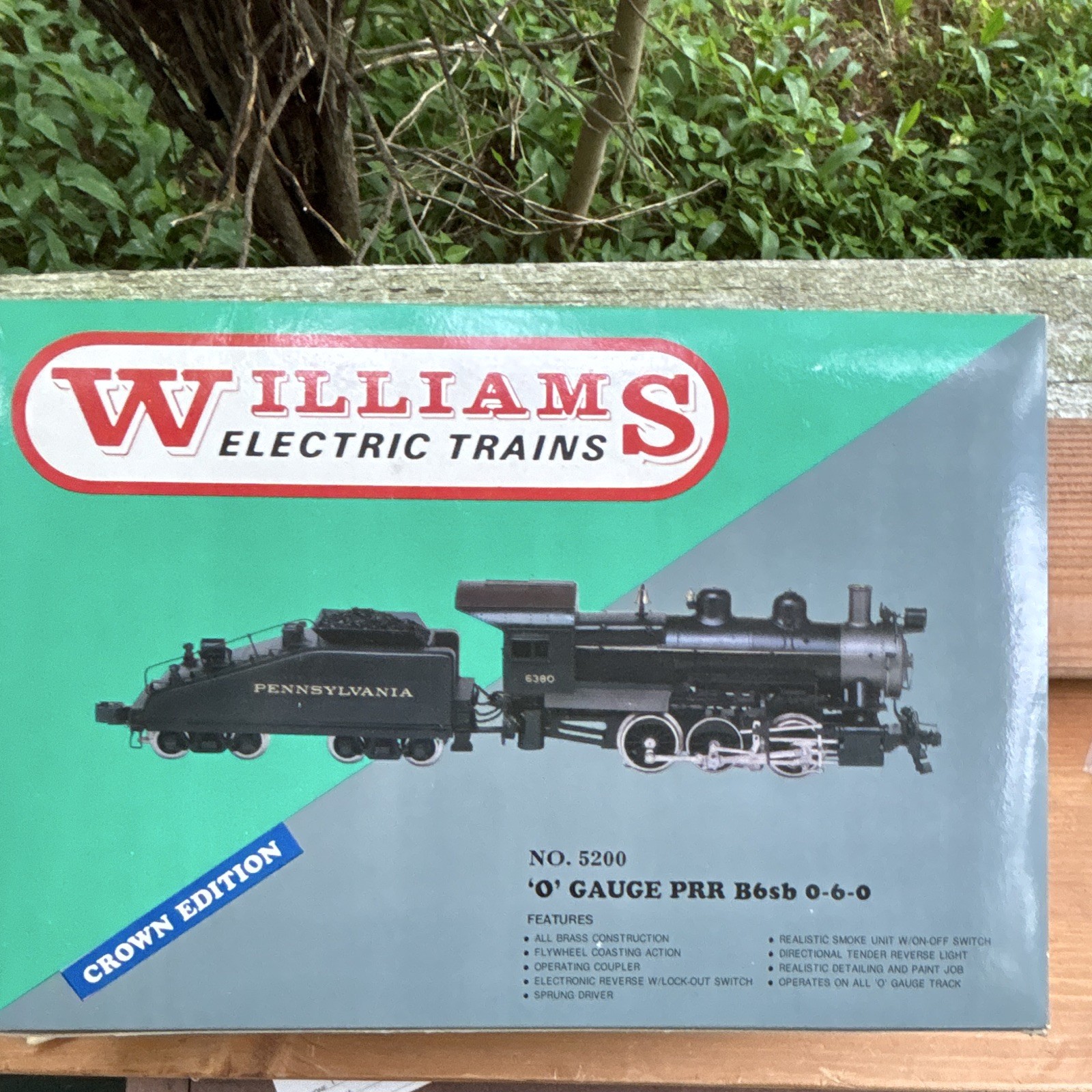 Williams O Gauge Pennsylvania RR PRR B6sb 0-6-0 Steam Loco AC 3-Rail 5200