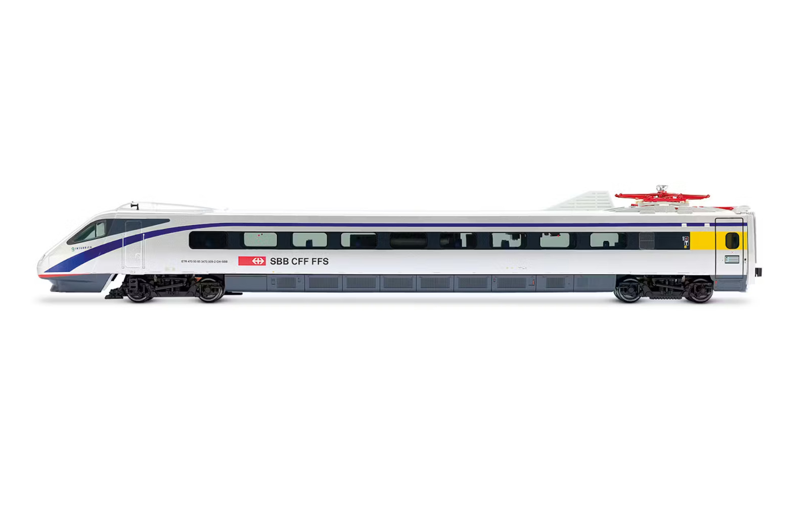Rivarossi HR2964 ETR 470 SBB Electric Locomotive HO 1:87 DC, Lights, 2022