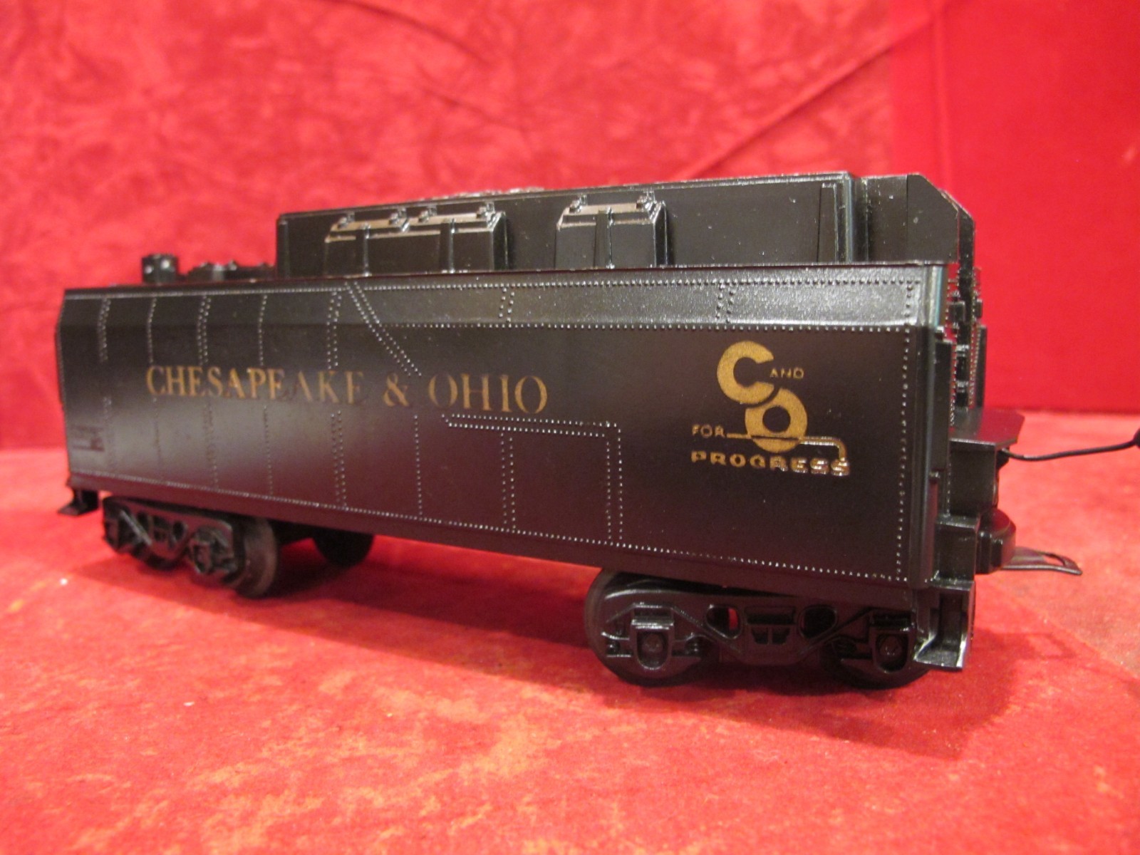 LIONEL CHESAPEAKE & OHIO O GAUGE sound COAL TENDER~ WORKS