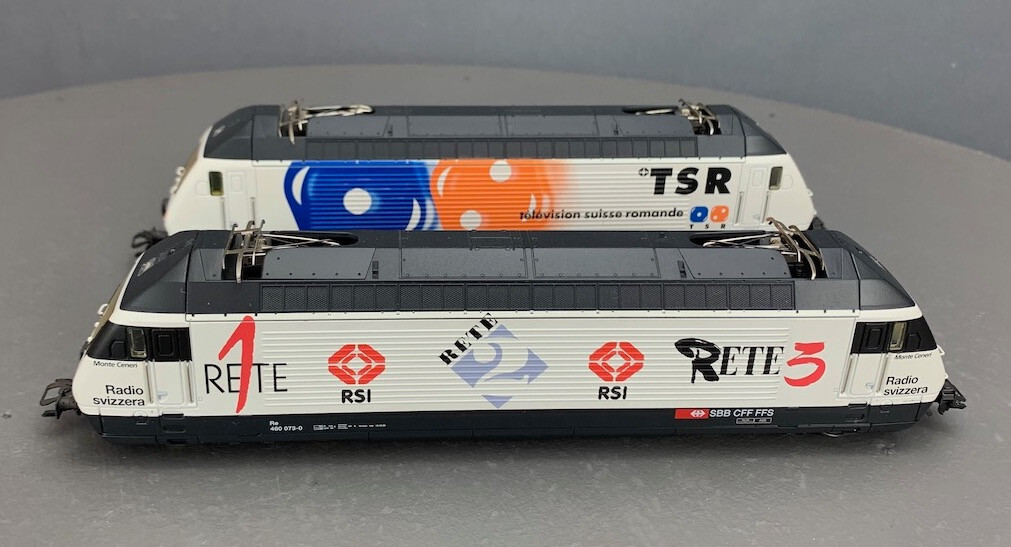 Märklin 34631 Swiss Re460 Television Electric Locomotive Only Set HO2048