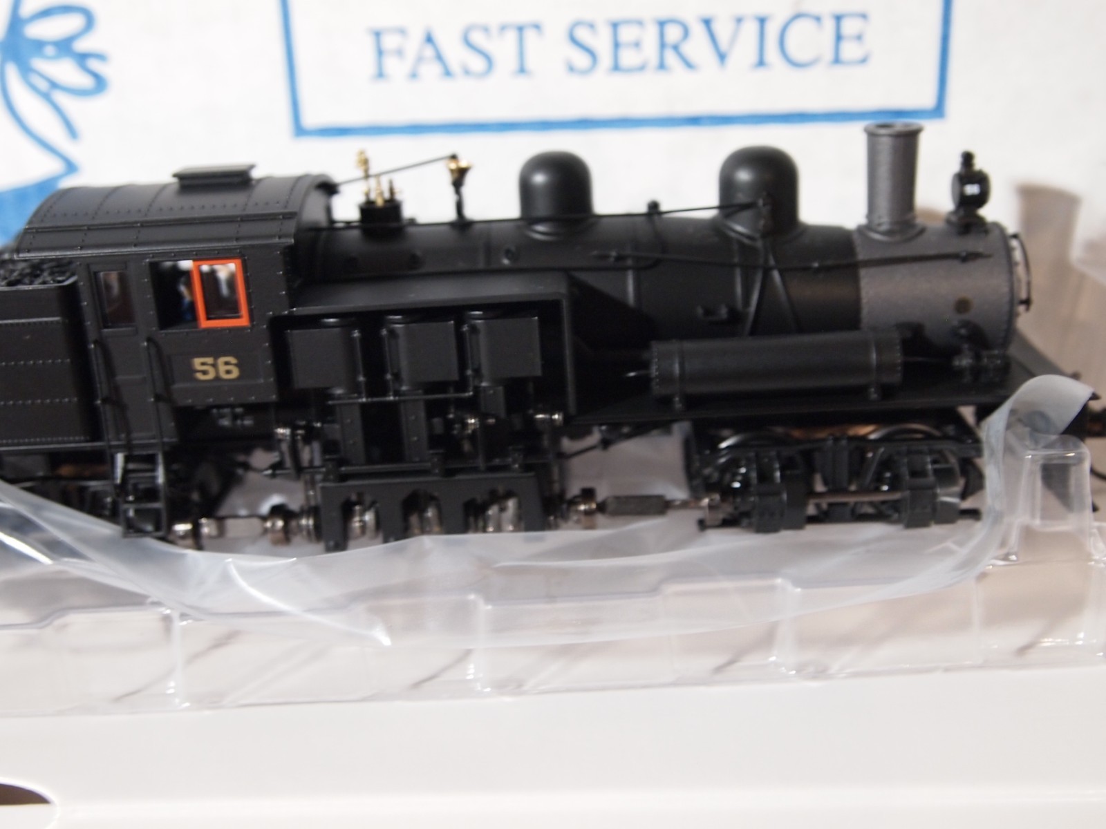 BROADWAY LIMITED 7816 NORFOLK & WESTERN 4-TRUCK SHAY #56 DCC/SOUND