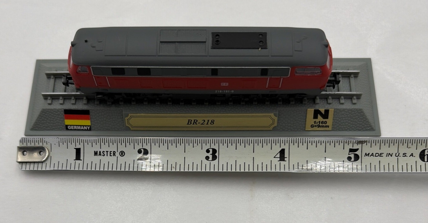 N Scale DB BR 218 Diesel Locomotive 218-191-0 Germany Model Only Please Read