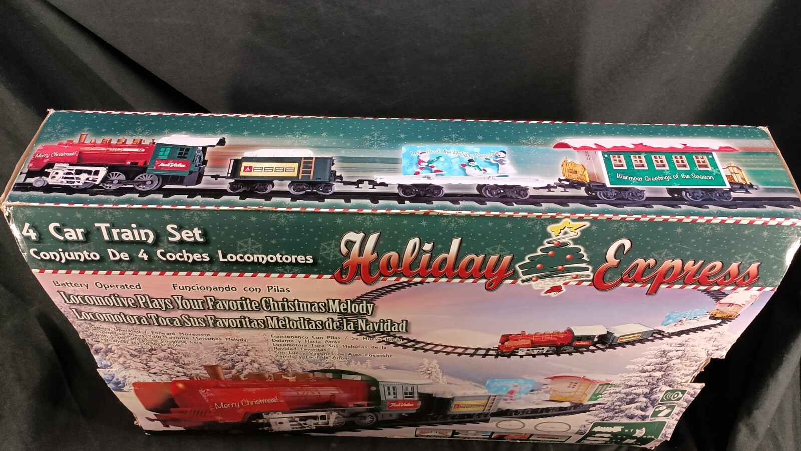 G-Scale True-Value Holiday Express Train Set Goldlok Toys UNTESTED