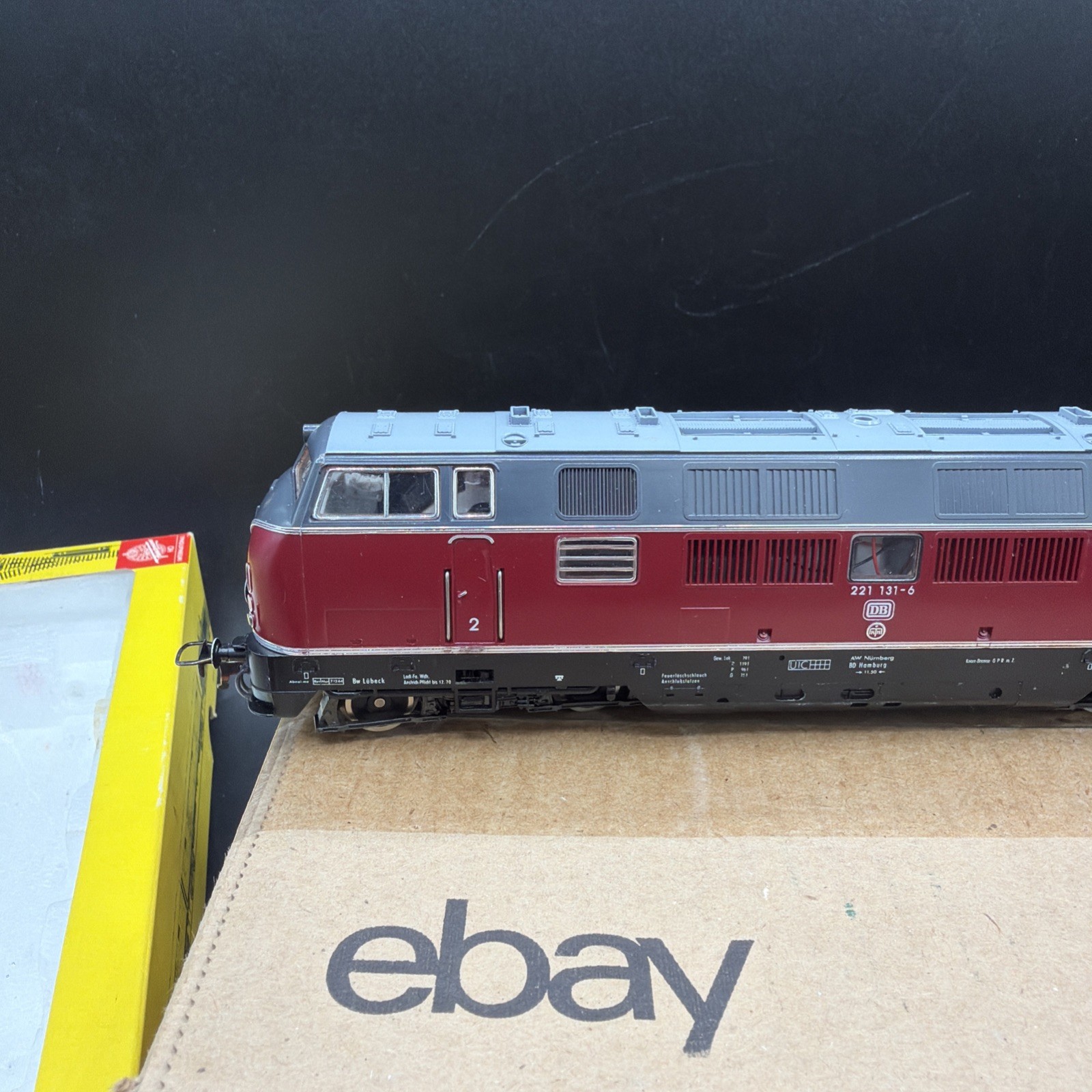 Fleischmann 4235 Diesel Locomotive Series 221 131-6 DB Gauge H0 Boxed WITH DCC C