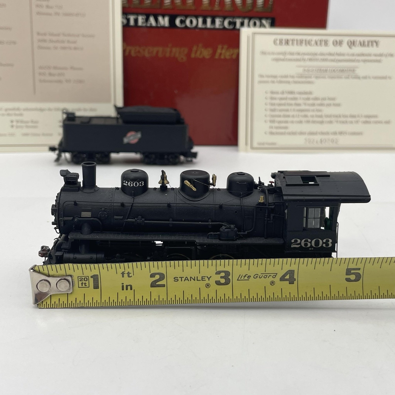 Proto 2000 HO C&NW USRA 0-6-0 Steam Locomotive 2603 W/ Tender Black