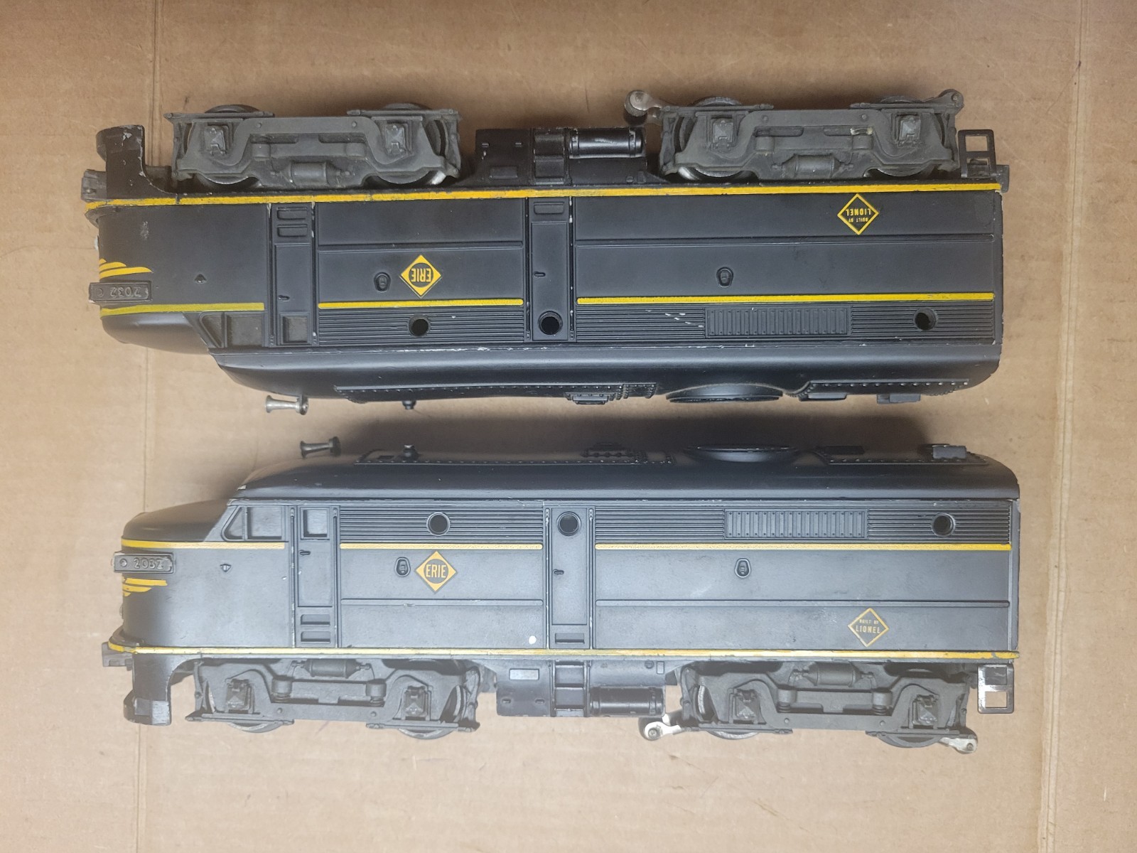 Lionel 2032 Erie AA Alco Diesel Set, 1952-54 USA NEW YORK