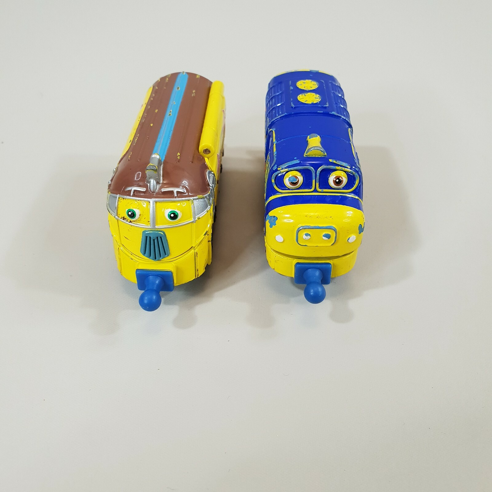 Chuggington Diecast Trains Frostini and Fall Brewster Learning Curve 2010 Toys