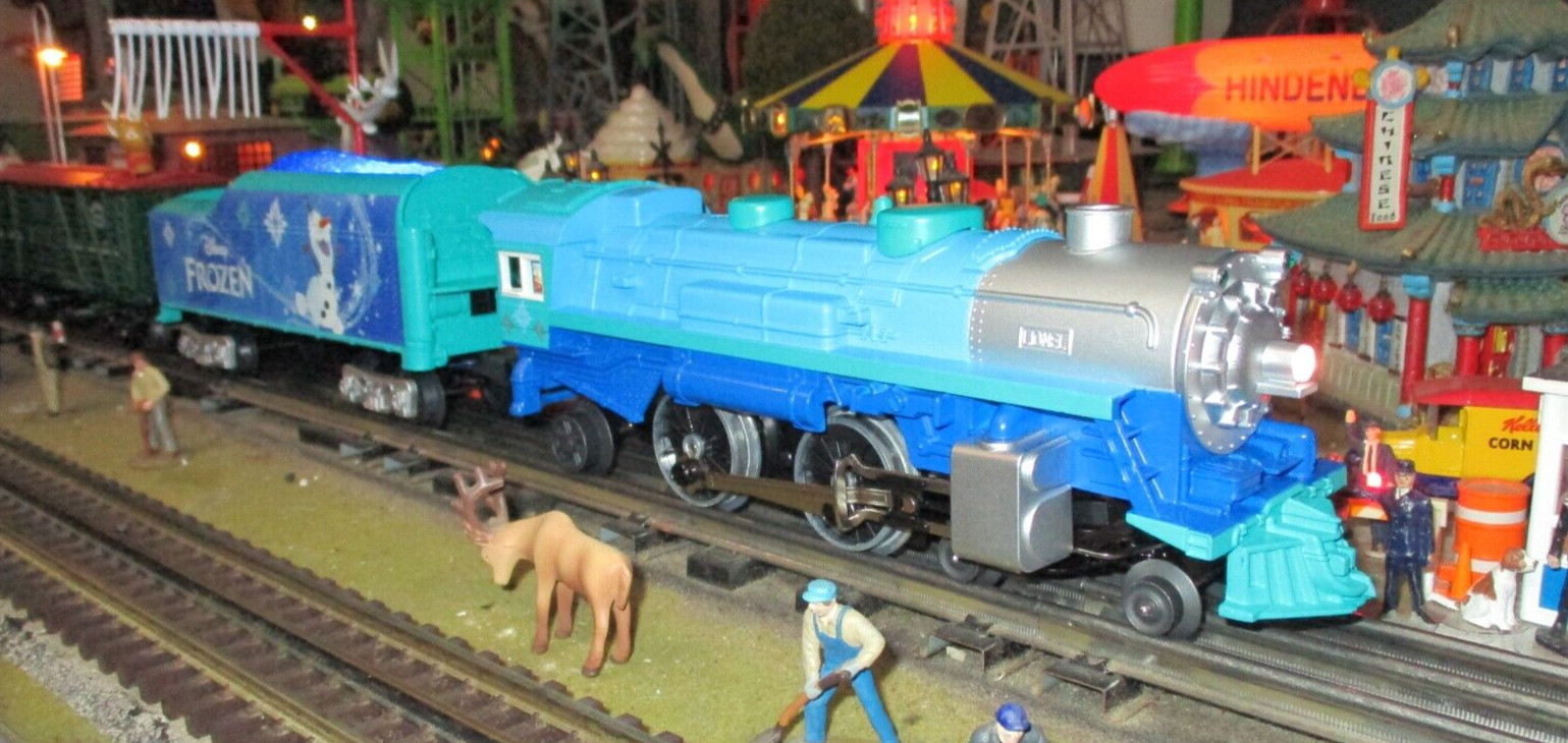 Lionel 23041 Disney Frozen LC/BT 5.0 4-4-2 Steam Engine w/Snds & Smoke O/027 ga