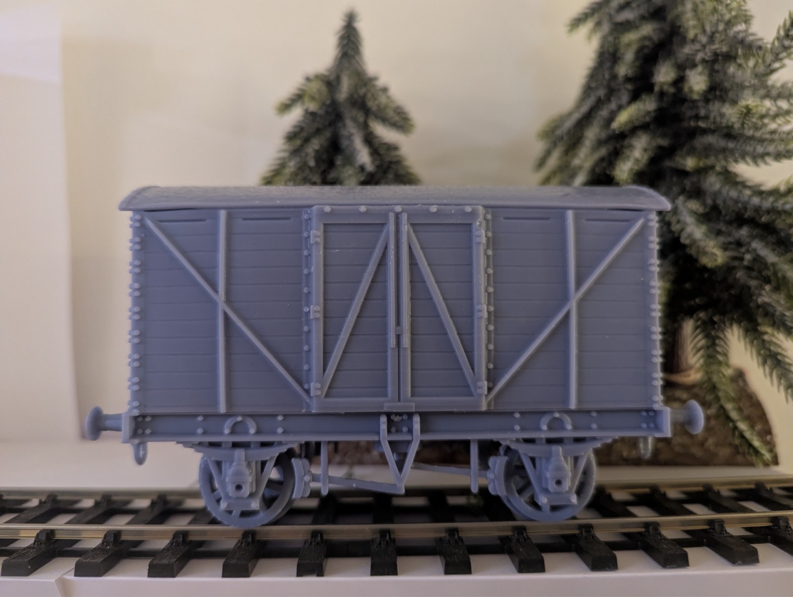 O Gauge 7mm Scale 3D Printed Fruit Wagon Model Railway Rolling Stock