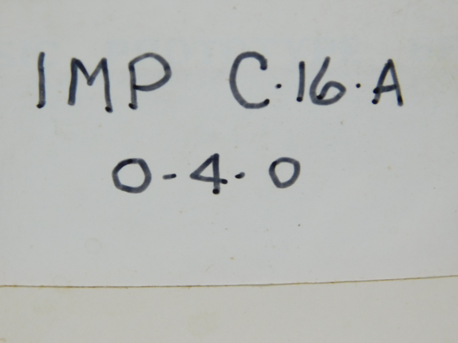 STEAM LOCOMOTIVE & TENDER 2 RAIL 0-4-0 BRASS O SCALE IMP C 16-A “PROJECT”