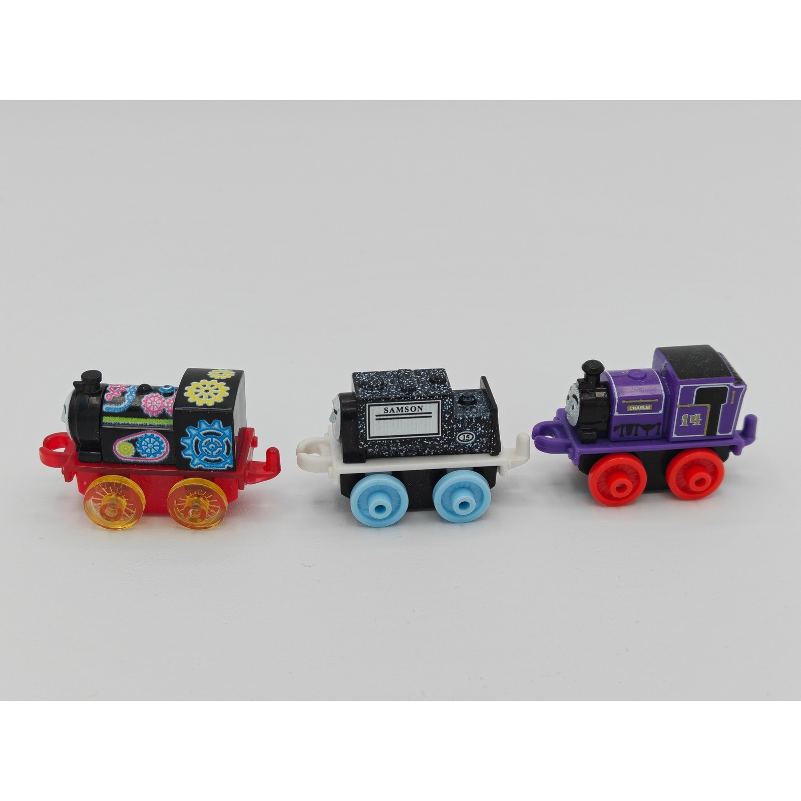 Thomas & Friends Minis 3 Pack Charlie Samson Gear Thomas Train Engines Mattel