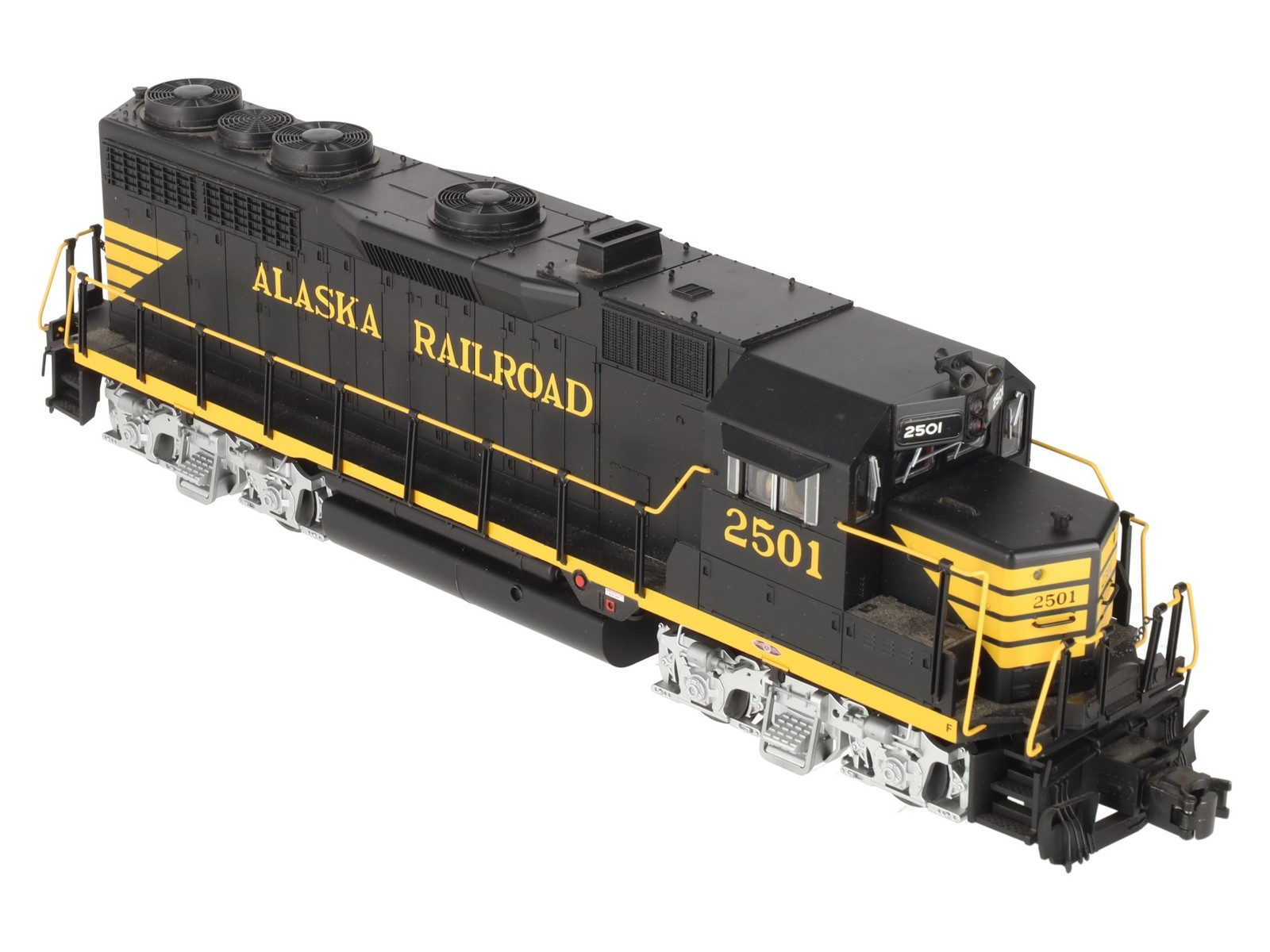 Atlas 1140-1 O Gauge Alaska Railroad GP-35 Diesel Locomotive #2501 (3 Rail) LN