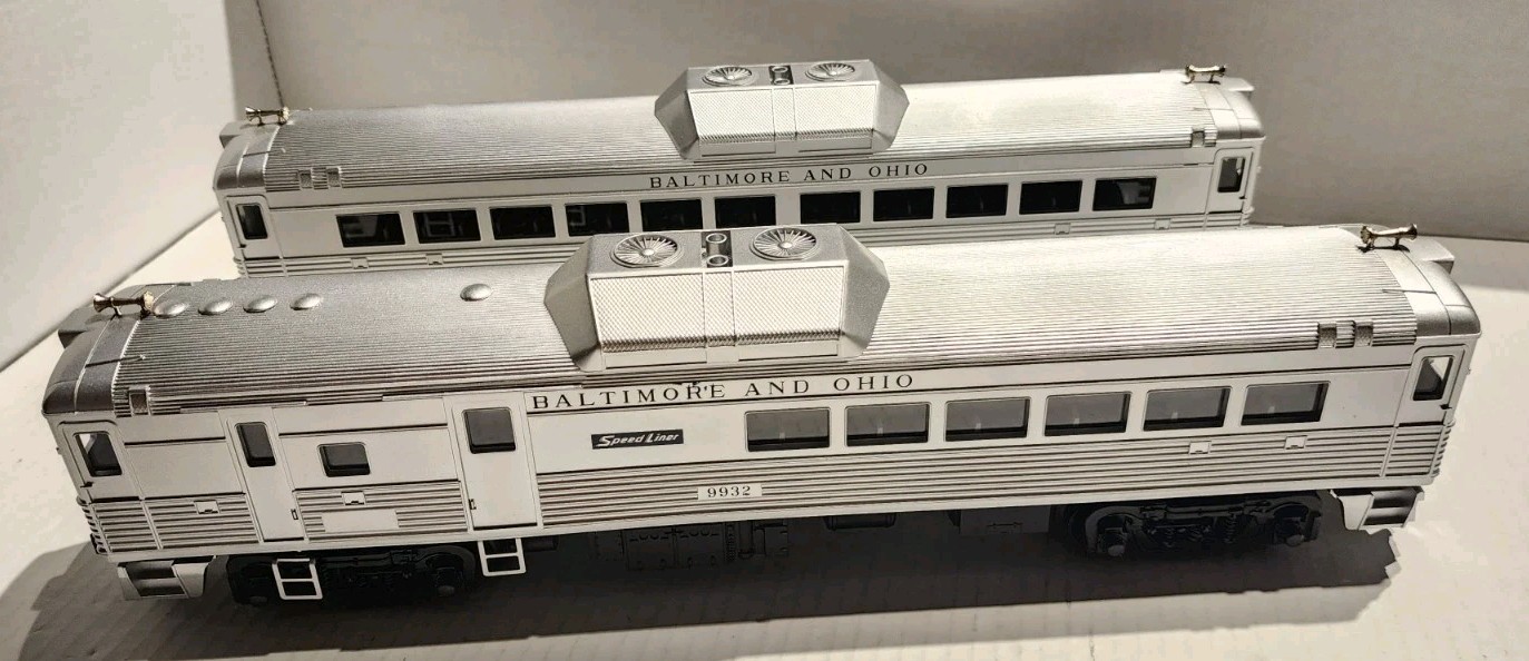 Railking By MTH O Scale RDC BUDD Car Set Baltimore & Ohio 30-2144-0
