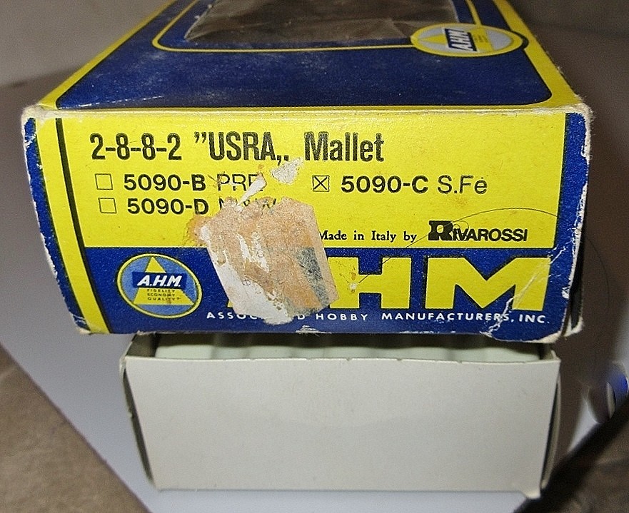 AHM/RIVAROSSI HO USRA Y6B 2-8-8-2 MALLET,(NIB)ROAD # 2197 SANTA FE