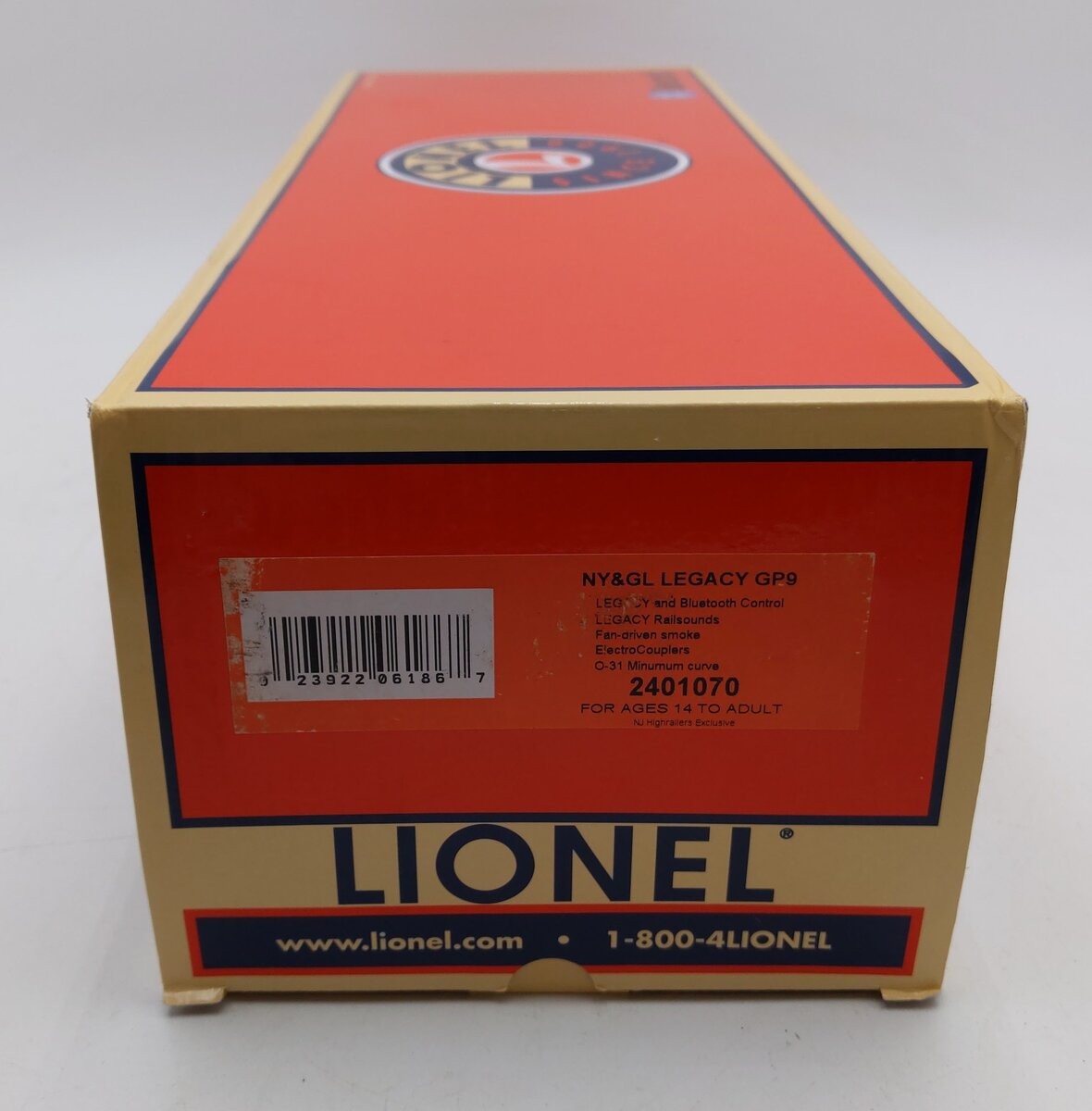 Lionel 2401070 NY & GL LEGACY GP9 #1267 EX/Box