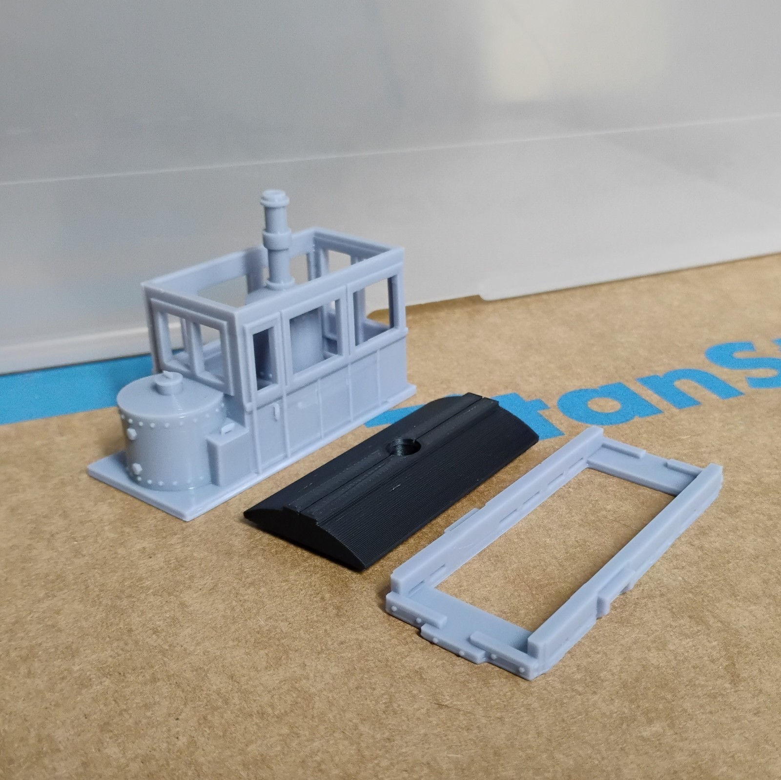 On18 CLASS A CLIMAX LOCO kit #1 for Kato 11-109/105 chassis. RESIN 3D Print.