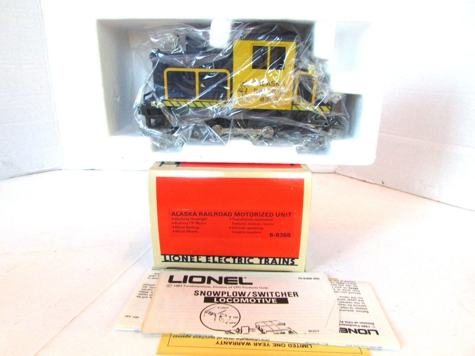 Lionel 6-8368 Alaska Railroad Motorized Unit Diesel Locomotive O Gauge New – HW1