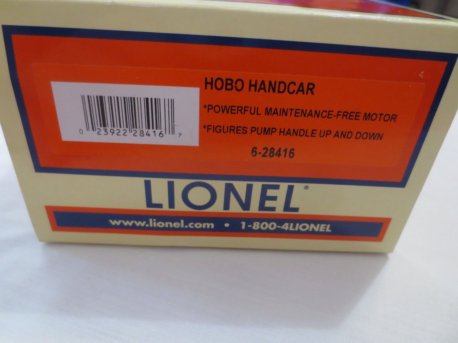 Lionel O Gauge Denver & Rio Grande Hobo Handcar 6-28416