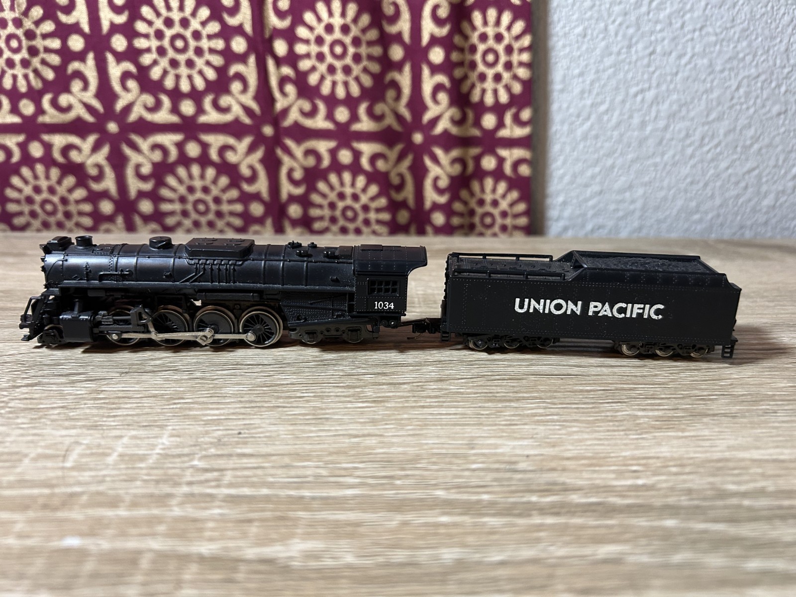 Con-Cor Rivarossi N Scale Steam Locomotive and Tender, Union Pacific