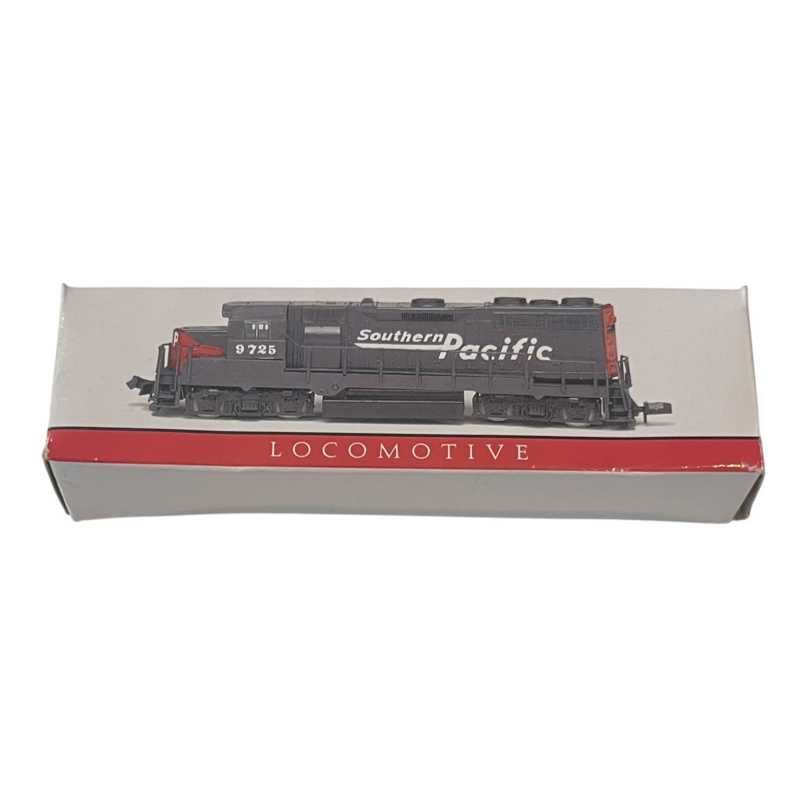 High Speed N Scale Southern Pacific Diesel Locomotive 9725 Dummy Display
