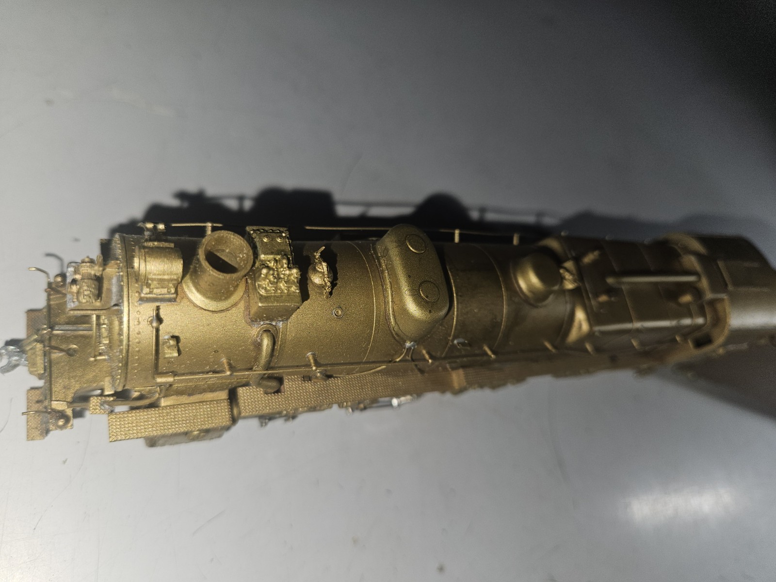 WESTSIDE MODEL CO. HO SCALE BRASS STEAM LOCOMOTIVE AND TENDER, PENNSYLVANIA M-1A