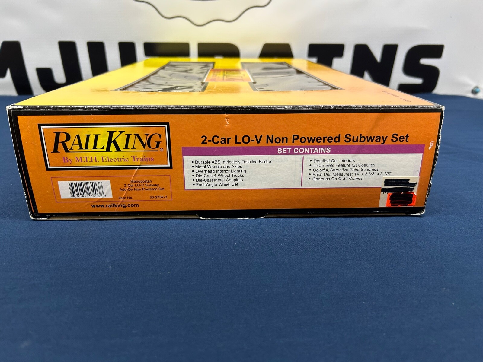 Mth Metropolitan LO-V 2-Car Add-On Non_powered Subway Set 30-2757-1