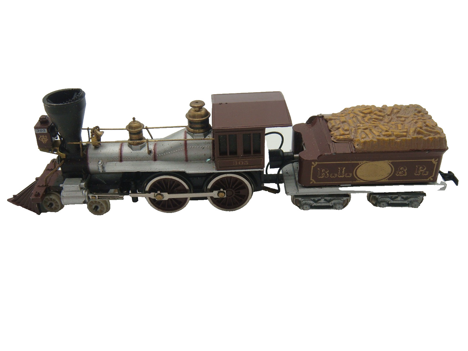 Mantua General 3960 locomotive HO 4-4-0 American 305 W 3280 Tender R.I.&P. READ