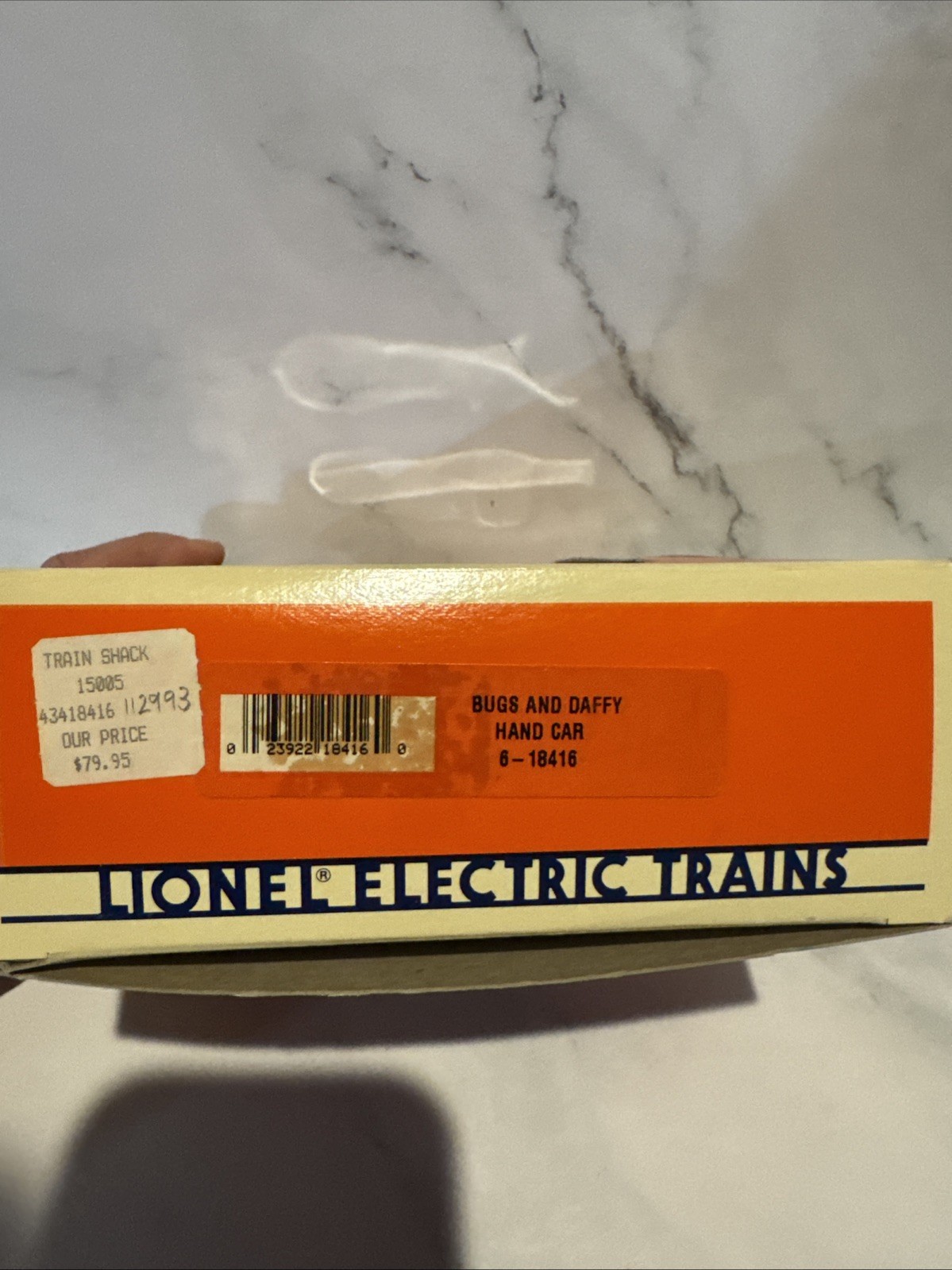 O Gauge 3-Rail Lionel 6-18416 Looney Tunes Bugs & Daffy Powered Handcar