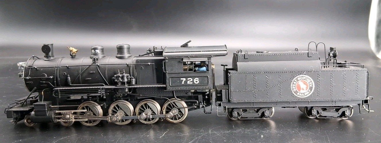Tenshodo HO Gauge Great Northern 2-8-0 Class No. 158 Painted. Set B.