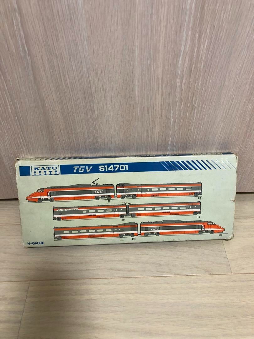 Kato S14701 TGV N Scale Bullet Train from Japan Used 6-Car Set Train Free Ship