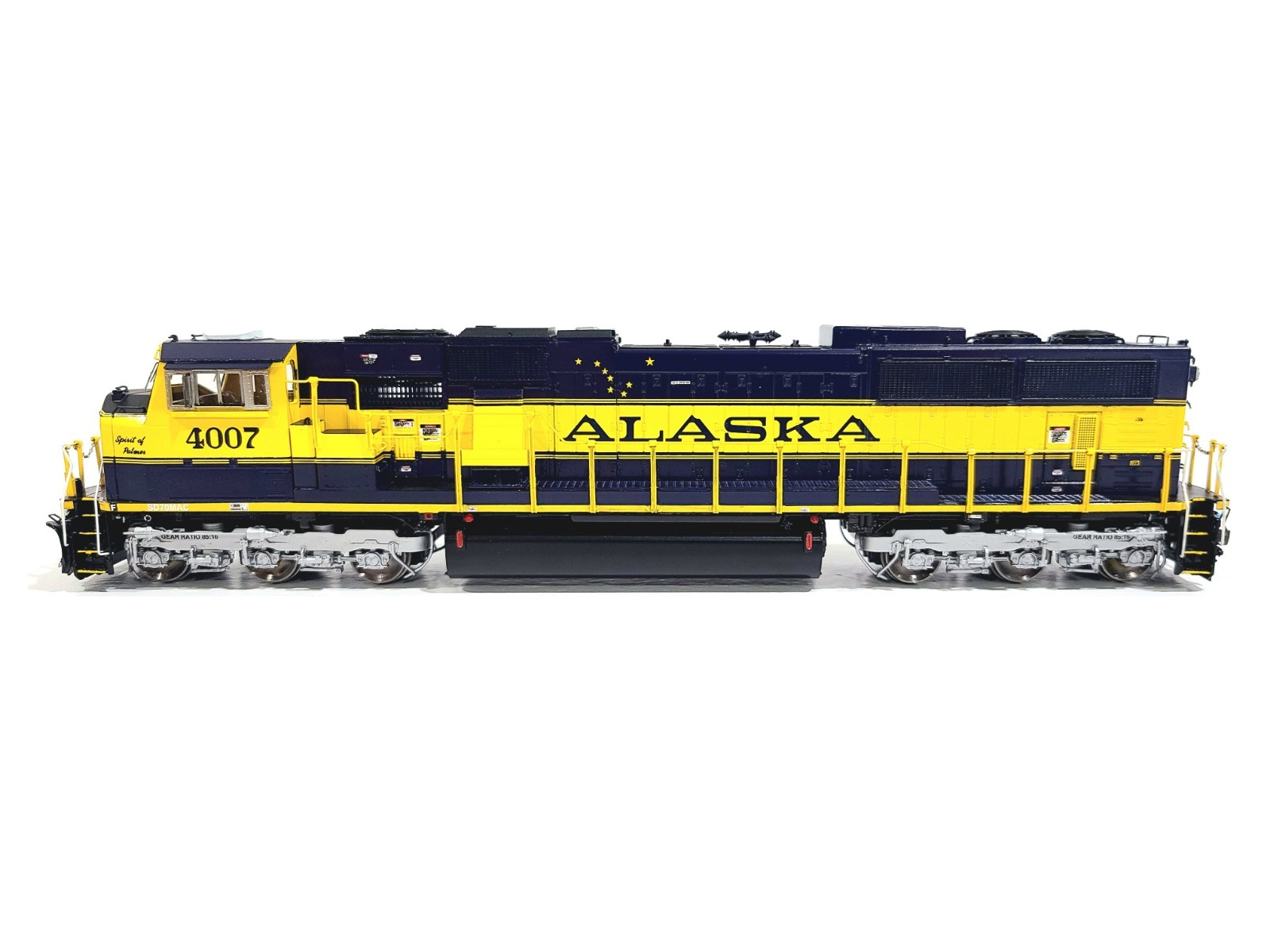 Overland OMI ARR EMD SD70MAC Alaska Railroad #4007 HO Brass Model #6149.1
