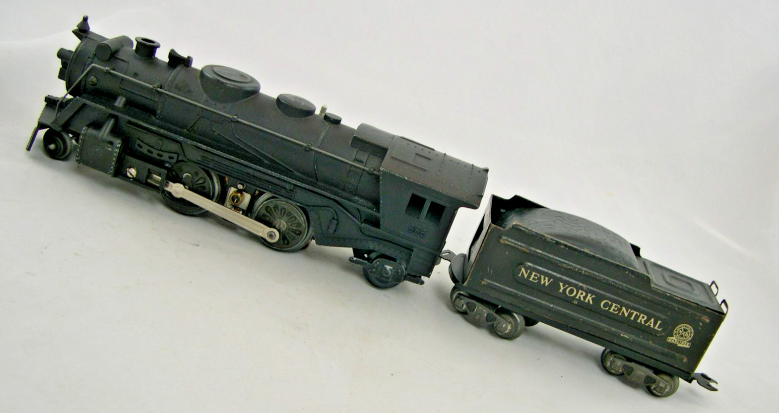 Marx 666 O Gauge NYC 2-4-2 Diecast Loco & New York Central Tender Exc Runs 1955