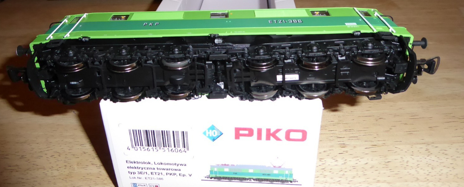 Piko 51607 H0 DCC Sound Locomotive the Pkp Et 21-386 Epoch 4/5 With LED Boxed