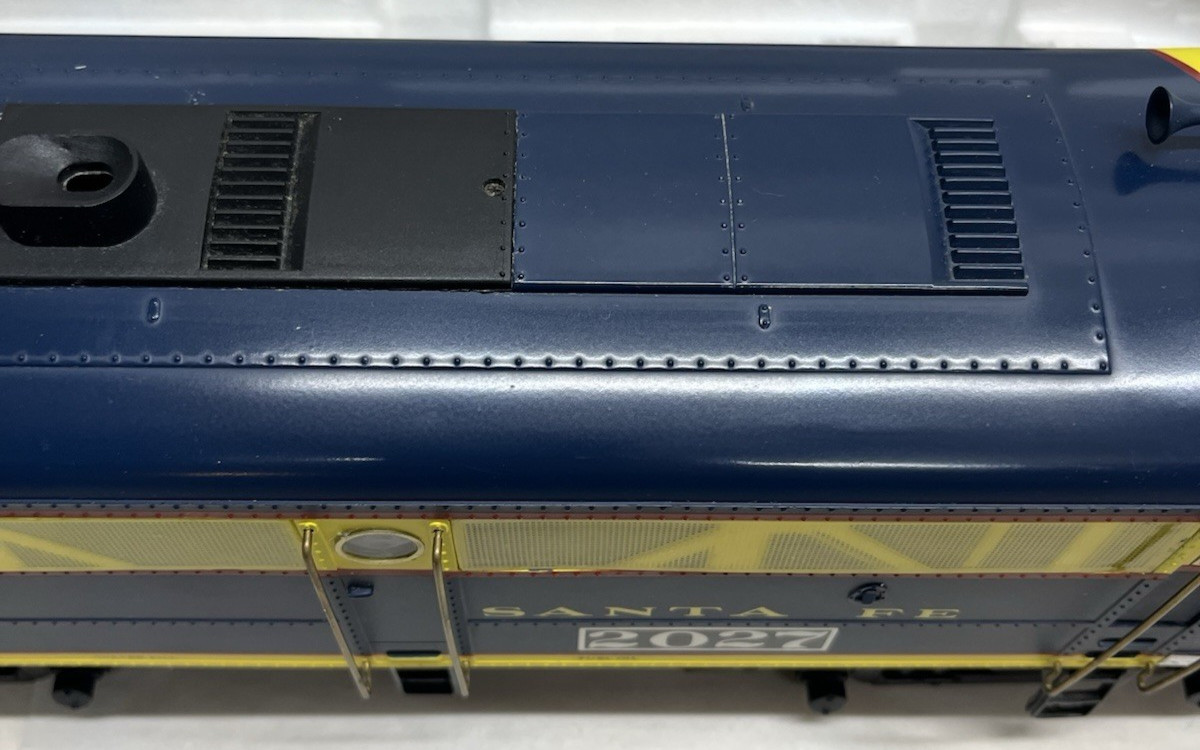 Aristocraft SANTA FE (Freight) FA1/FB1 Set #22027 BLUE/YELLOW G scale NICE!