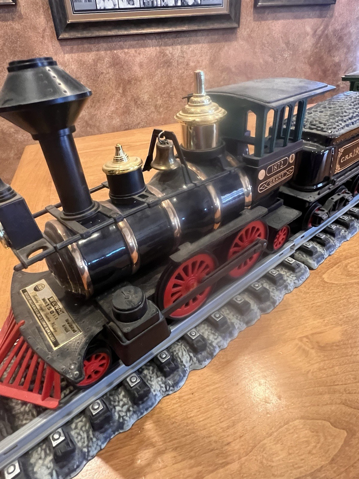 Jim Beam Decanter Locomotive Train Set Central Railroad of New Jersey