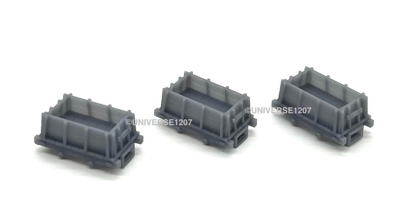 Nn3/Nm TMW Whitcomb Locomotive, Boxcar & Dump Cars Set Kit 6.5mm Narrow Gauge