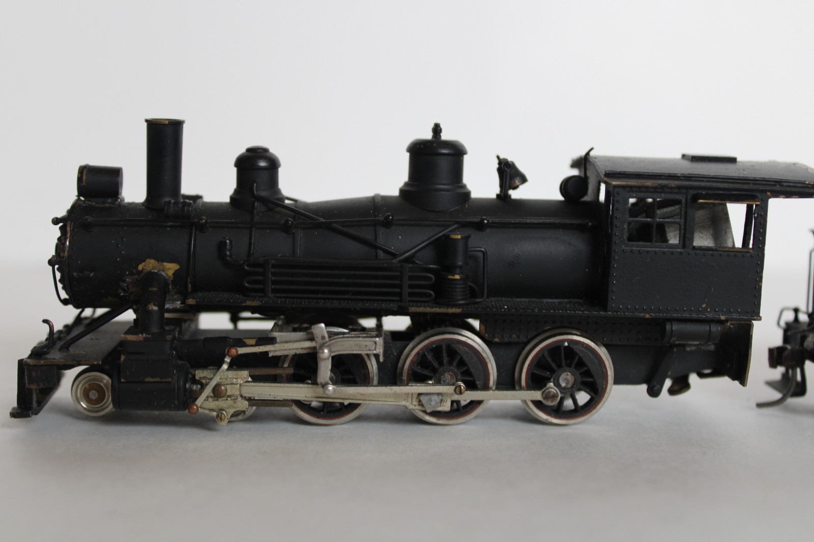 Vintage HO Painted Brass 4-6-0 Locomotive Engine & Tender, Japan