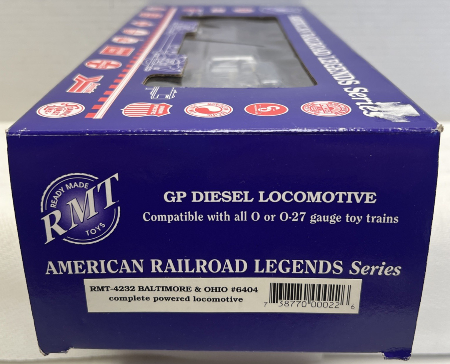 RMT O/O27 RMT-4232 BALTIMORE & OHIO GP BEEP DIESEL LOCOMOTIVE #6404 IN OB
