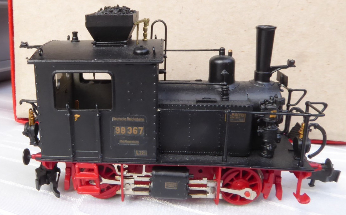 Merker Fischer Rai-M H0 Steam Locomotive BR 98 364-98 367 DRG Epoche II Rare