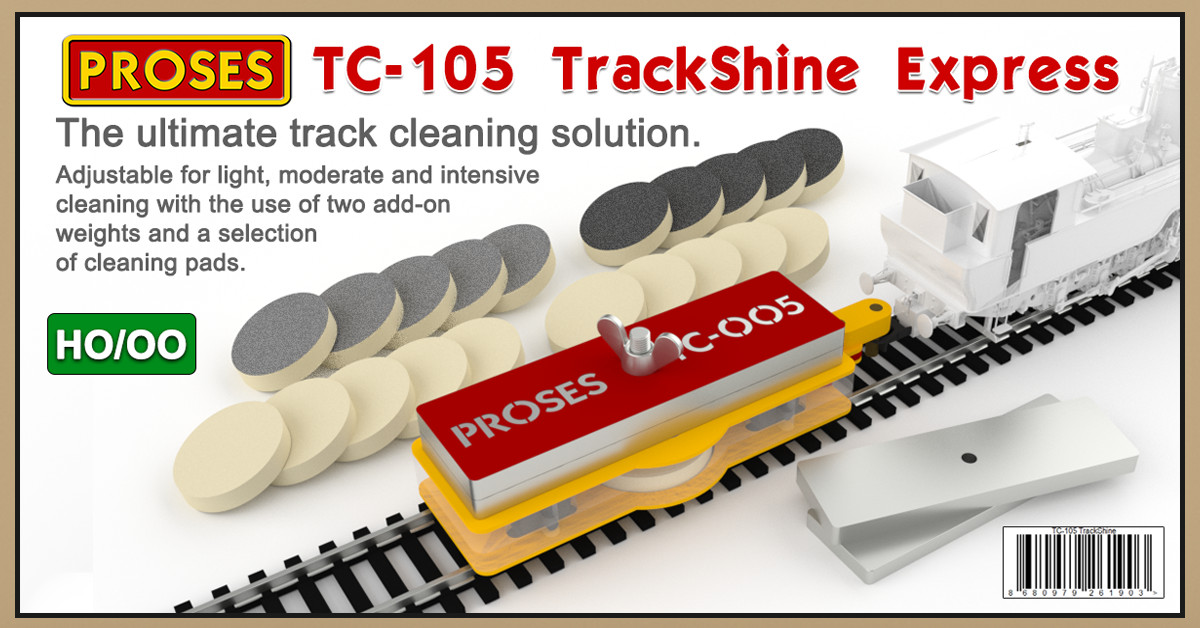 PROSES TrackShine Express HO – The Ultimate Track Cleaning Solution