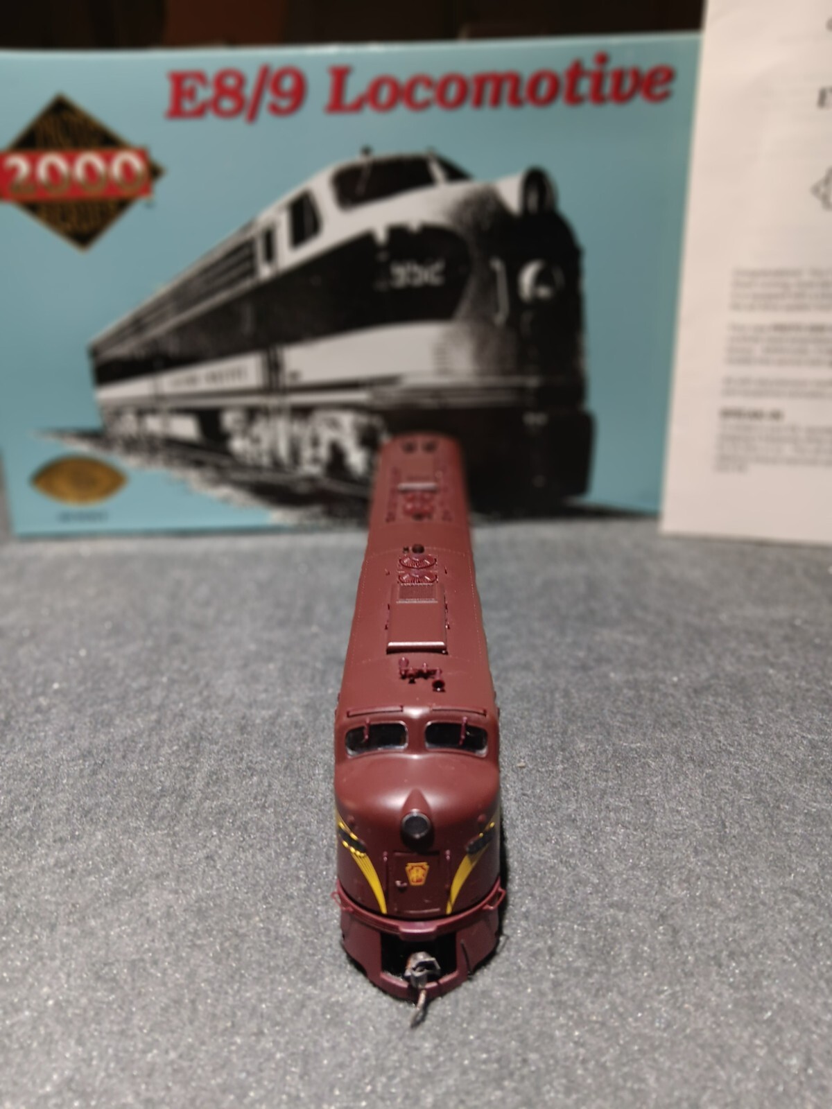 HO PROTO 2000 PRR E8/9 Diesel Loco  #5887 w/ Kadee Cplr, Assembled, Tested, NIB