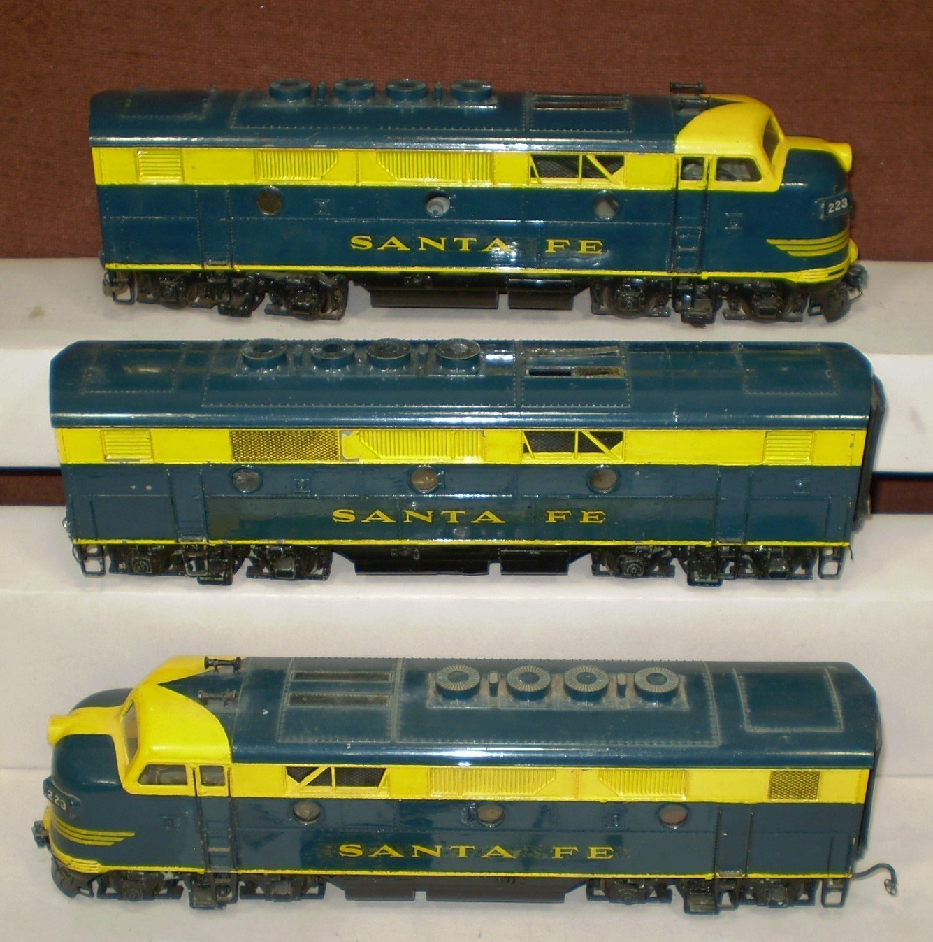 401) O Scale Two-Rail Atwater / General Models Corp F3 ABA Diesel Locomotive