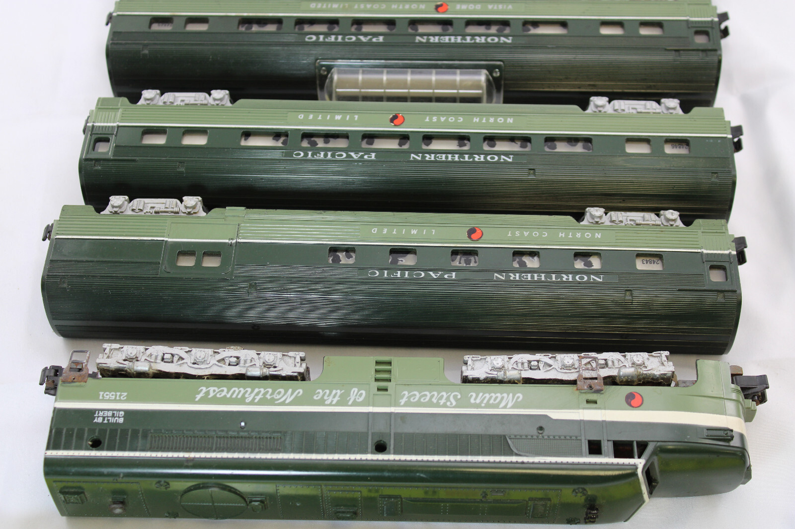 S-Gauge – American Flyer – Northern Pacific – 21551 1958 Set – 5 digit