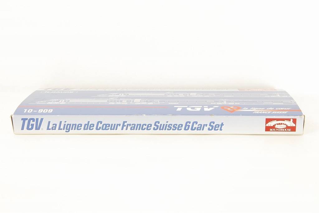 KATO N scale TGV 10-909 La Ligne de Coeur France Suisse 6 car set Flaw Condition