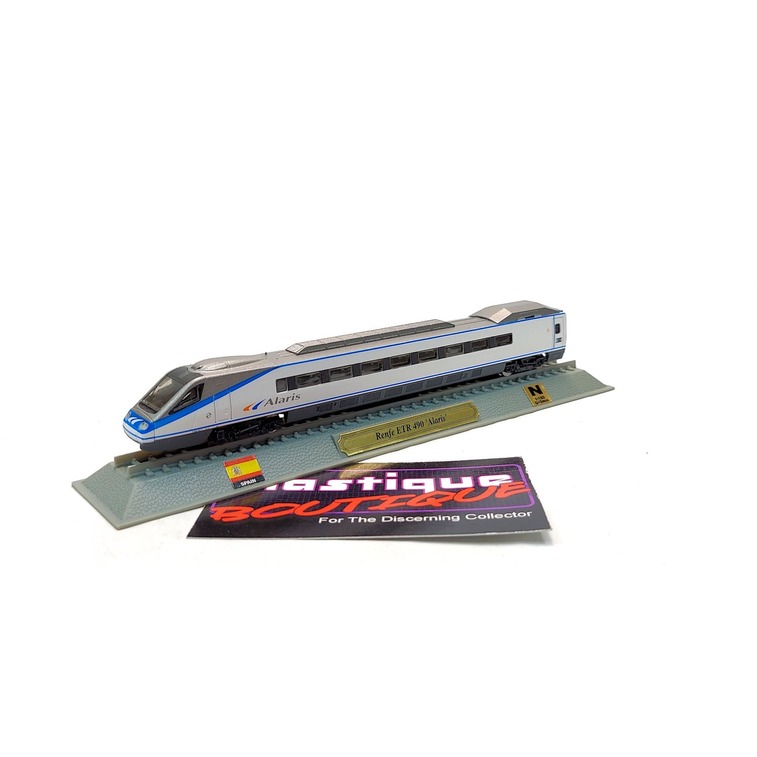Del Prado Renfe ETR 490 Alaris 1:160 #43 STATIC MODEL LOCOMOTIVE TRAIN ENGINE