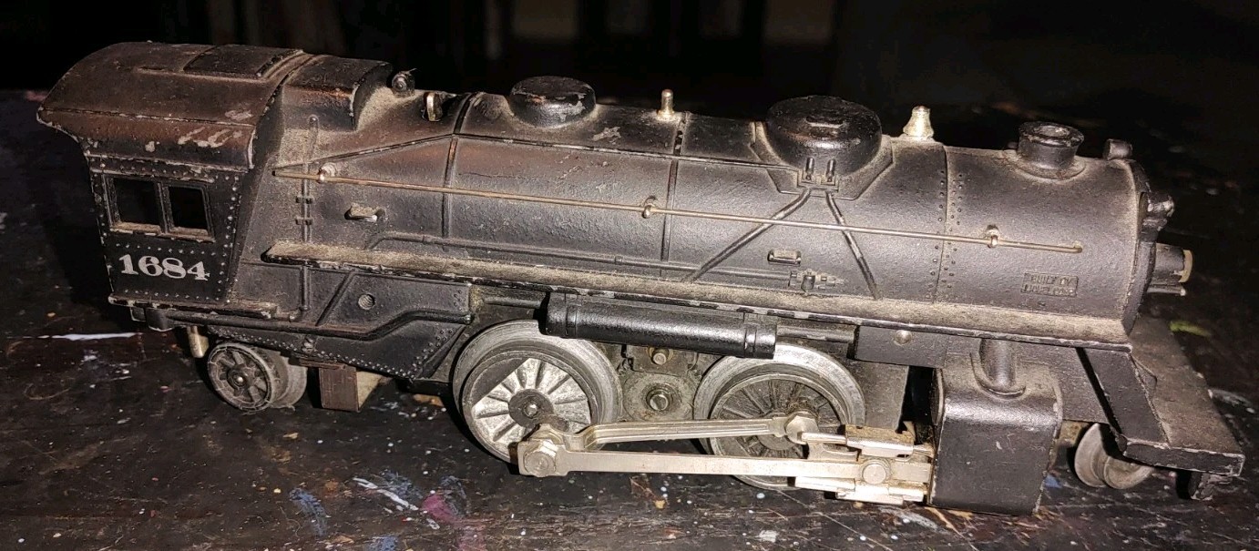 Vintage 6 Lionel Steam Locomotive Engine Parts & 2 Tenders (2)1684,246 & Unknown