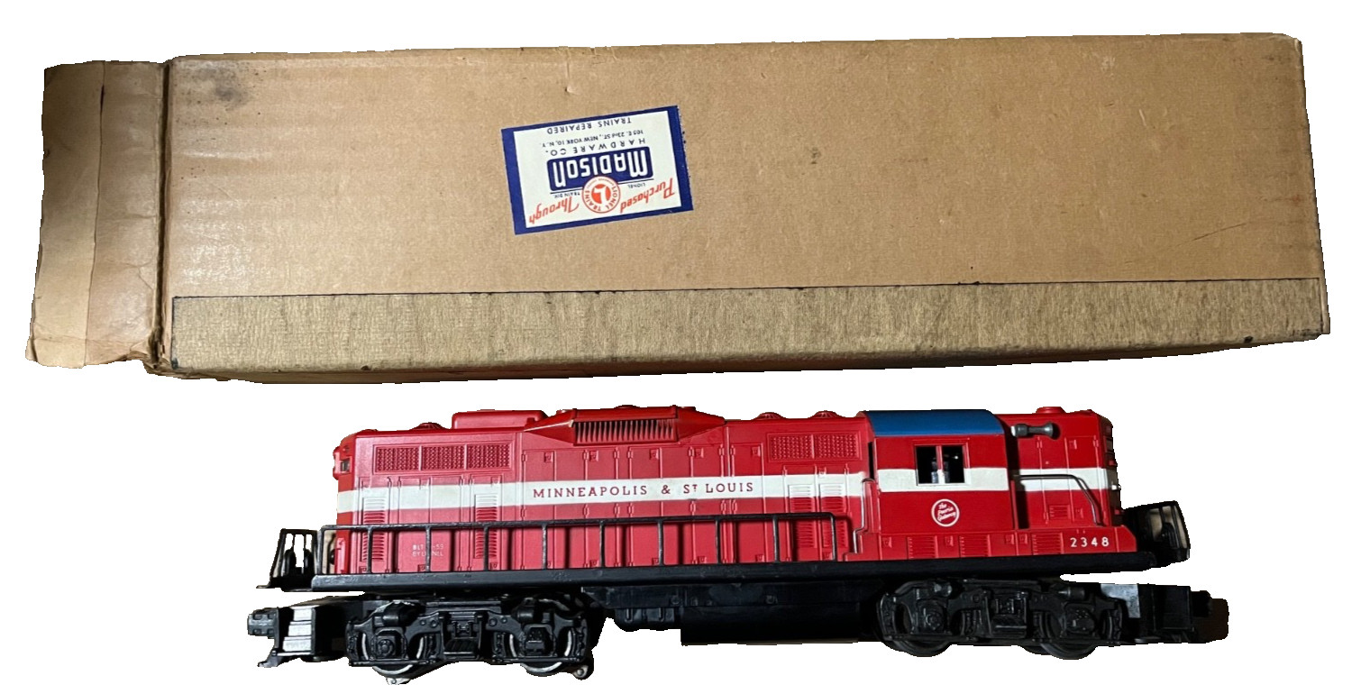 Postwar Lionel 2348 GP 9 Diesel Engine with Original Box (M.St.L) 1958-59