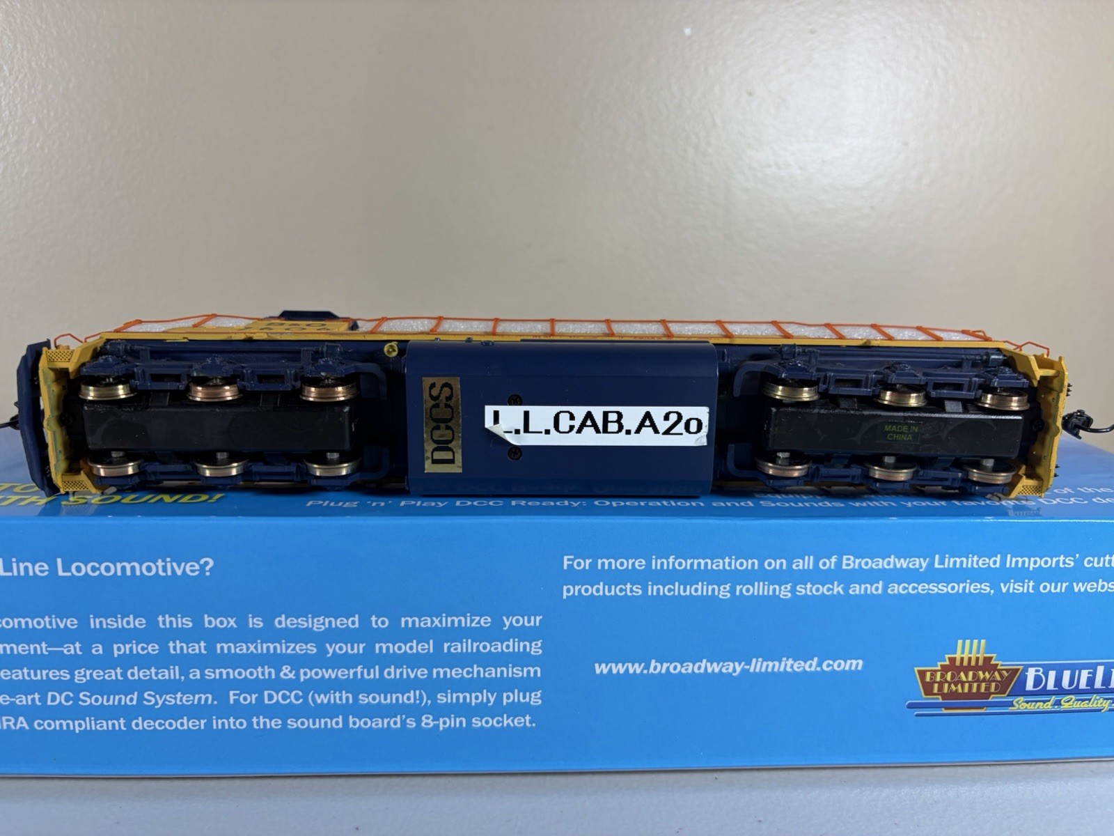 HO Broadway Limited DCC Sound Ditch Lights Chessie System SD40-2 #7606